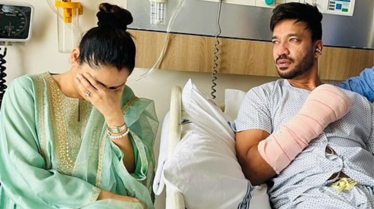 Ankita Lokhande's husband Vicky Jain hospitalised after accident, undergoes  45 stitches