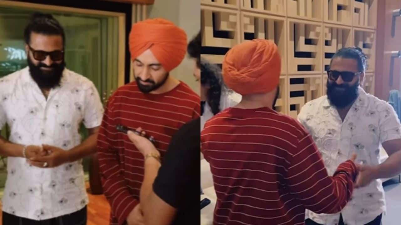 Diljit Dosanjh joins Rishab Shetty for Kantara: Chapter 1, shares BTS video