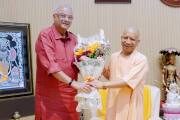 Producer Boney Kapoor meets UP CM Yogi Adityanath in Lucknow, shares picture