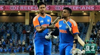 Suryakumar Yadav and Co. walk off the field after win without customary handshake. (Photo: SonyLiv)