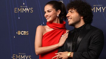 Selena Gomez and Benny Blanco at Emmy Awards 2025