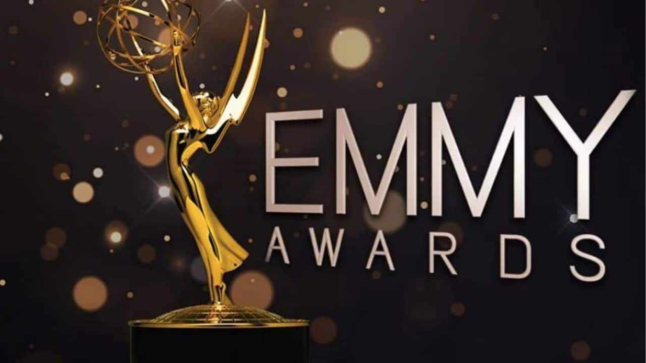 Bold eye makeup and dark lip shades won red carpet beauty trends at the Emmys 2025