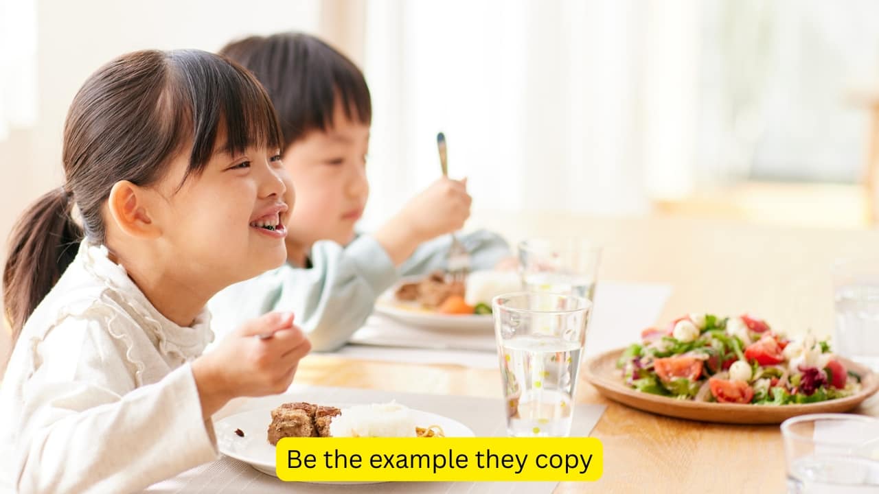 Be the example they copy Children are always watching and learning if they see you eating well, staying active and managing screen time. They are more likely to do the same when you put in effort and set a good example. Children must be told that healthy living is a part of life. (Image: Canva) Disclaimer: This article, including health and fitness advice, only provides generic information. Don’t treat it as a substitute for qualified medical opinion. Always consult a specialist for specific health diagnosis.