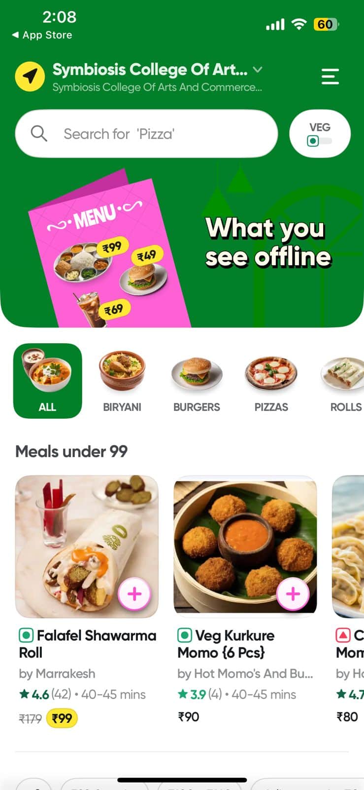 Swiggy’s Toing will list eateries that can offer affordable meals, largely in the Rs 100-Rs 150 range.
