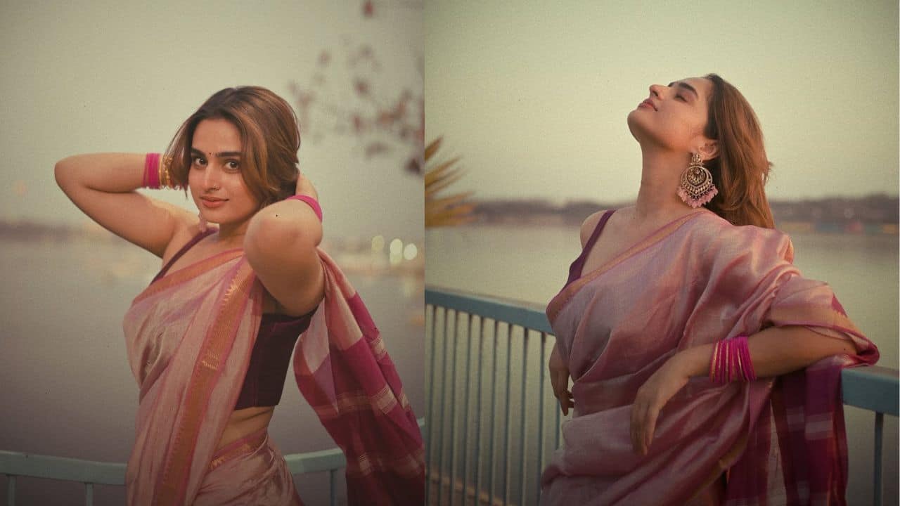 Fashionista Ayesha has a range of sarees and ethnic outfits in her wardrobe. She knows how to carry it extremely well. Her fashion game is on point, and she gives a different touch to each of her outfits. Along with that, she does not shy away from experimenting with bold colours. 