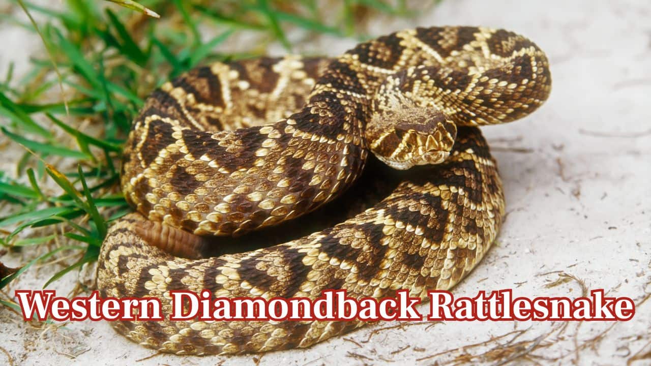 Western Diamondback Rattlesnake (Crotalus atrox): This popular North American rattlesnake species gives live birth. Young snakes are born fully active, ready to go out and hunt right away. (Image: Canva)