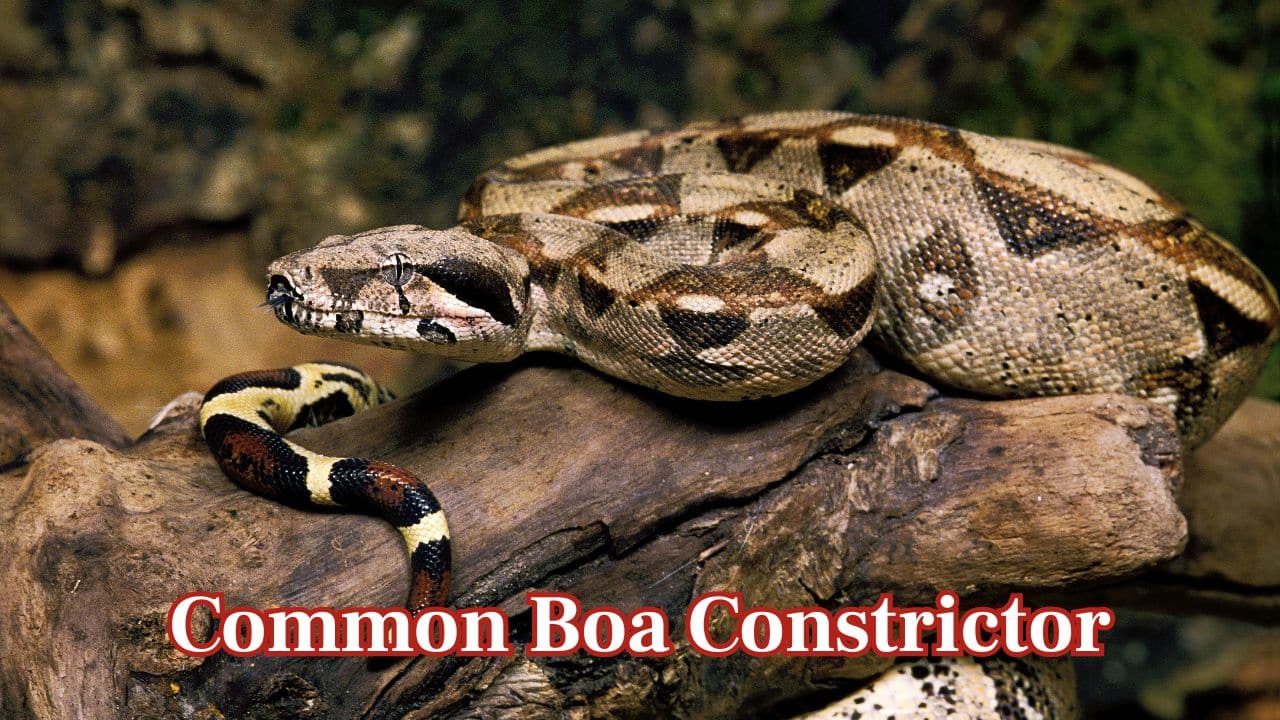 Common Boa Constrictor: The boa constrictor, which is in Central and South America, gives live birth. These snakes are different from egg-laying snakes, as their babies are born ready to take care of themselves. (Image: Canva)