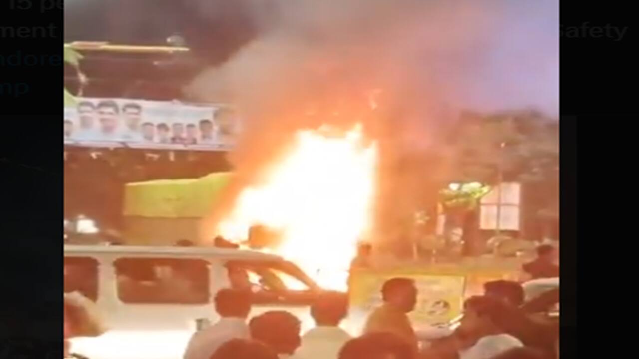 Indore: Speeding truck rams multiple vehicles; two dead, several injured | Watch
