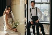 Aaron Tveit and Ericka Hunter Yang tie the knot in intimate wedding- See pics
