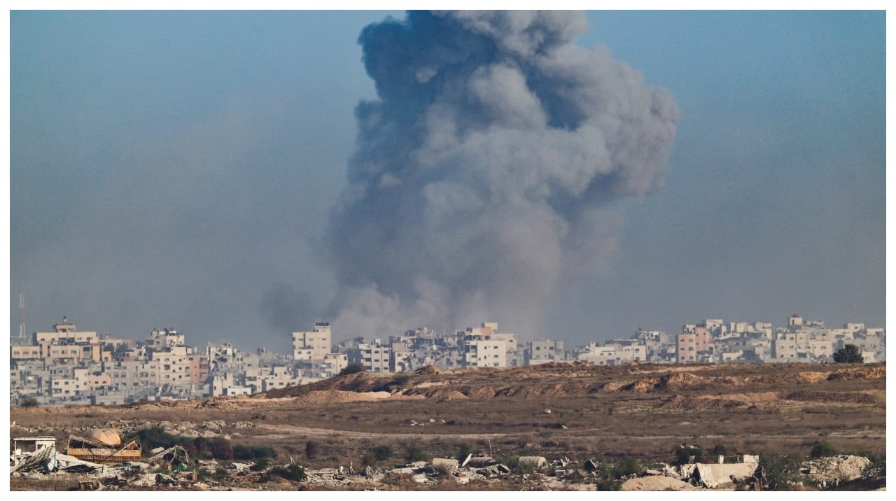 Israel's defence minister says 'Gaza is burning' after heavy strikes overnight across Gaza City