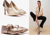 Shining steps: How metallics are defining women’s shoe trends this year