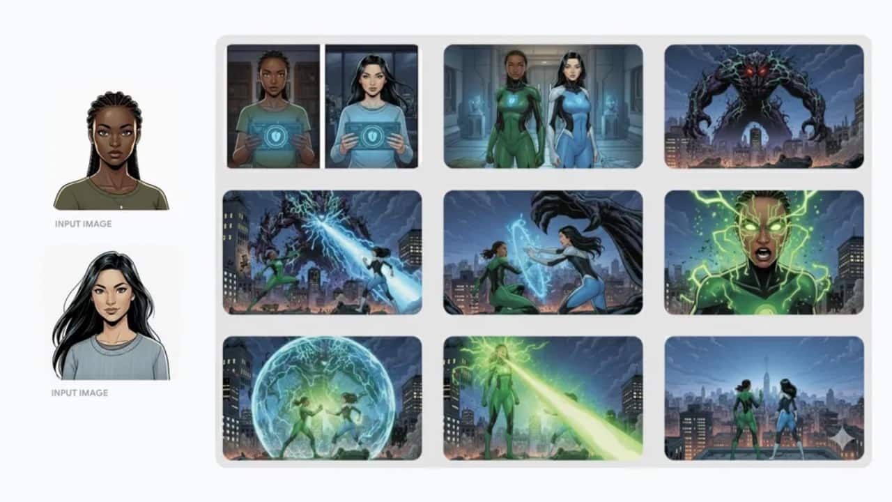 Nano Banana AI: How to use Google Gemini to create a multi-part superhero story with Nano Banana