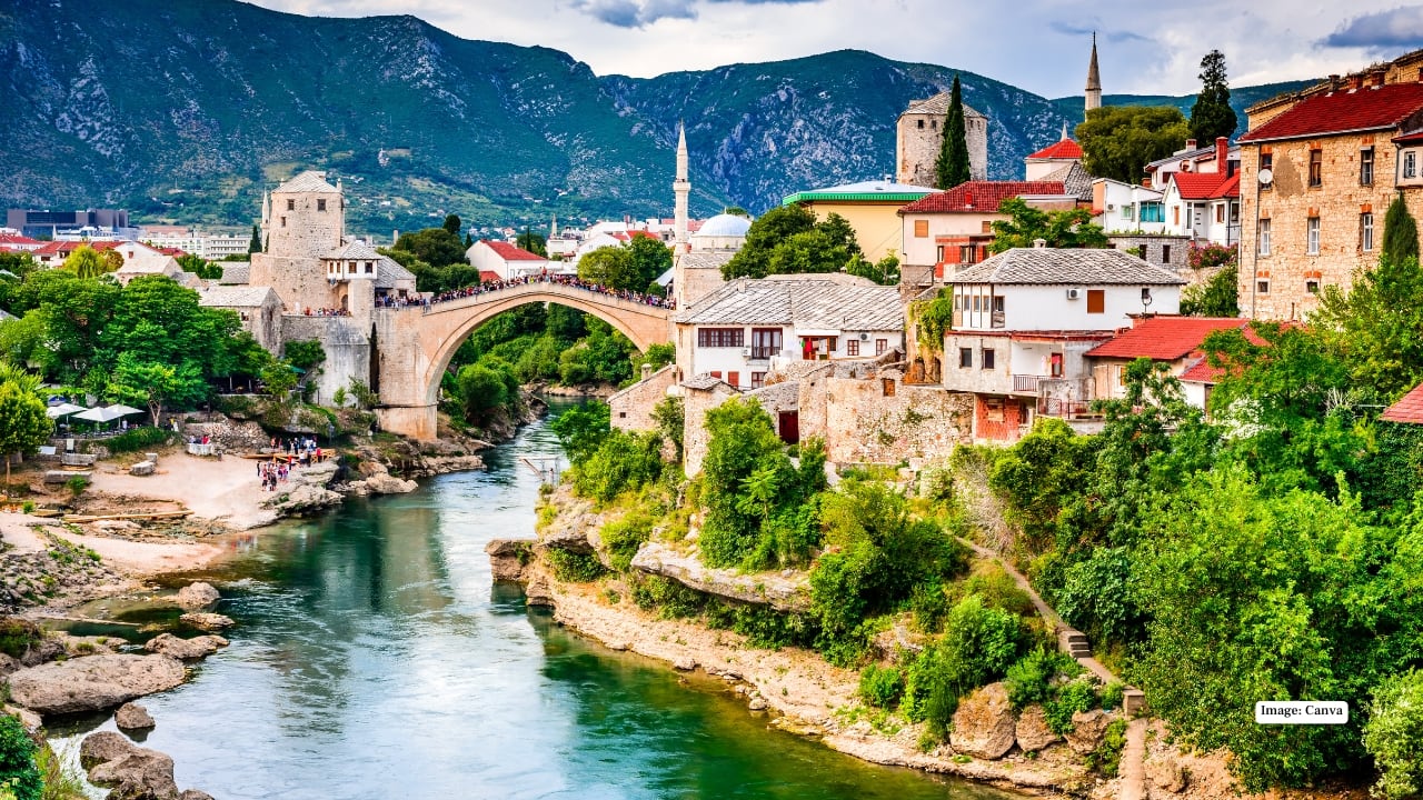 8. Bosnia and Herzegovina October is the perfect time to explore Bosnia and Herzegovina without crowds. Sarajevo’s old streets, Mostar’s iconic bridge, and Travnik’s mosques glow in autumn light. Banja Luka, meanwhile, is becoming a nightlife hotspot, proving this Balkan gem is both historic and vibrant. (Image: Canva)