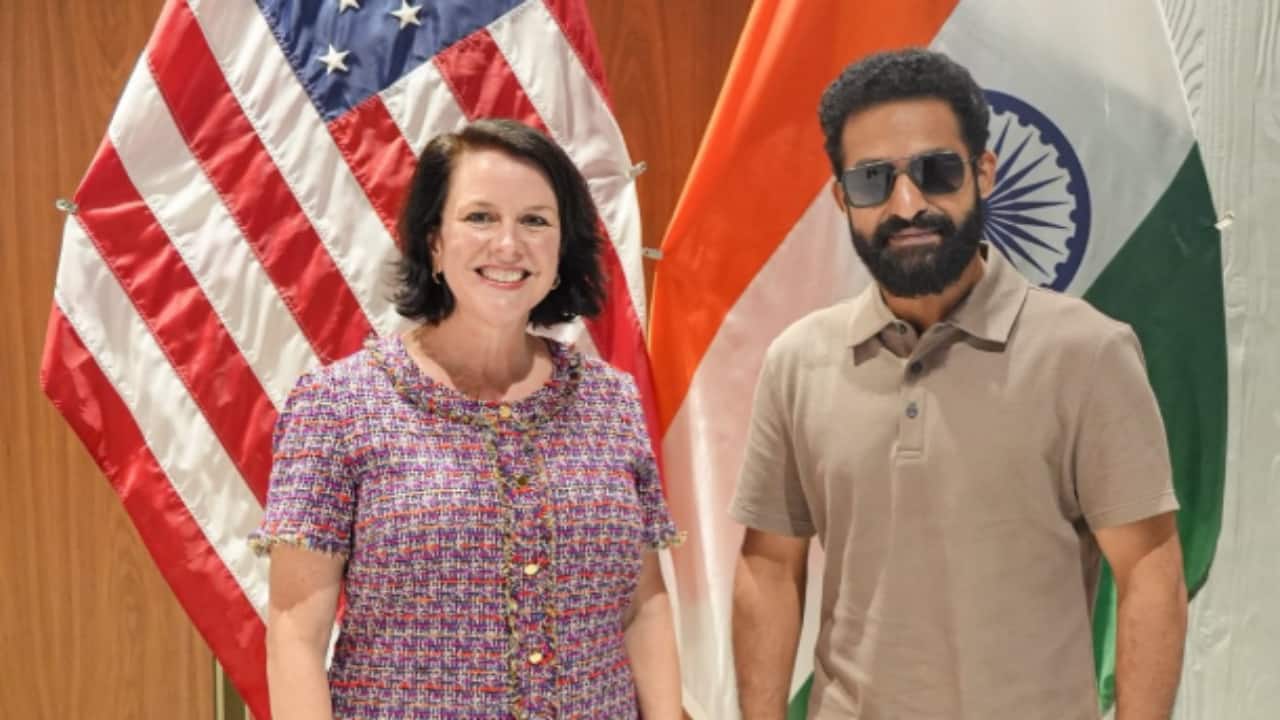 Jr. NTR visits US Consulate, fans speculate his next big project