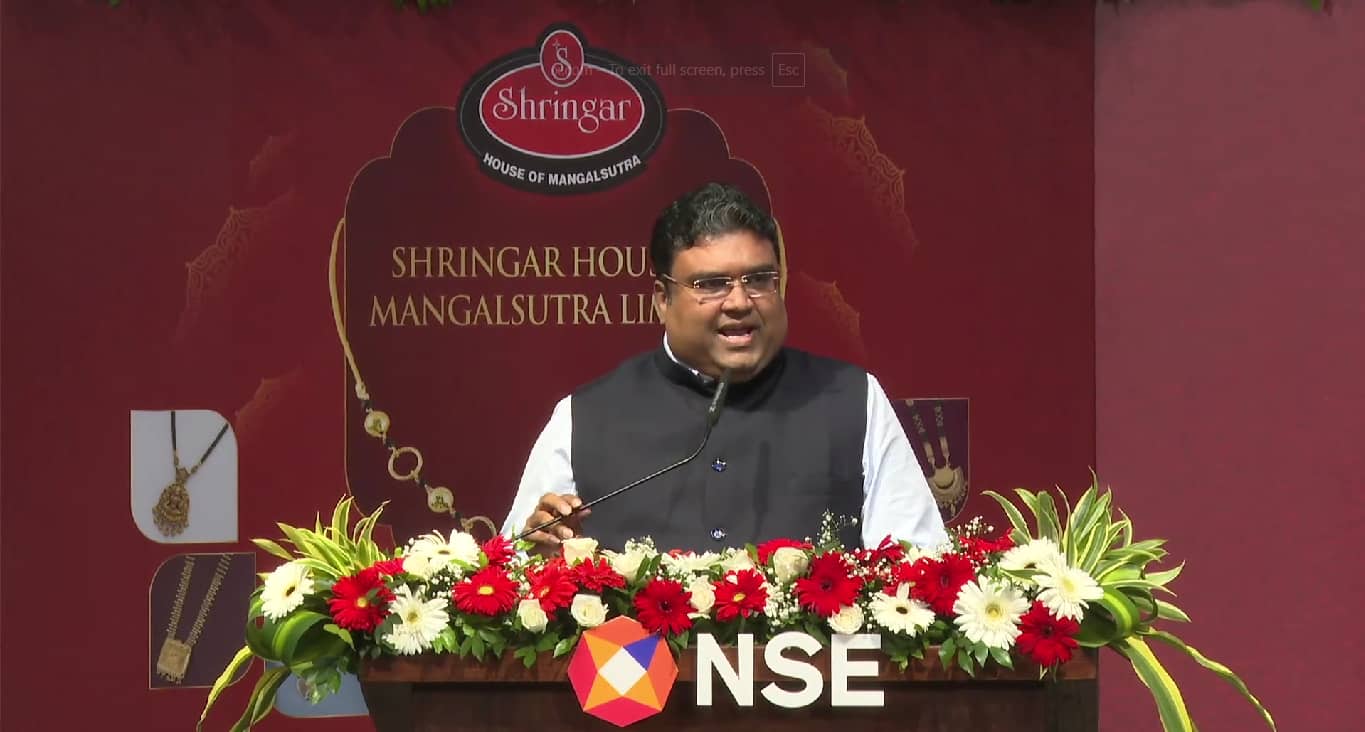 Shringar House of Mangalsutra shares list at 14% premium over IPO price on NSE