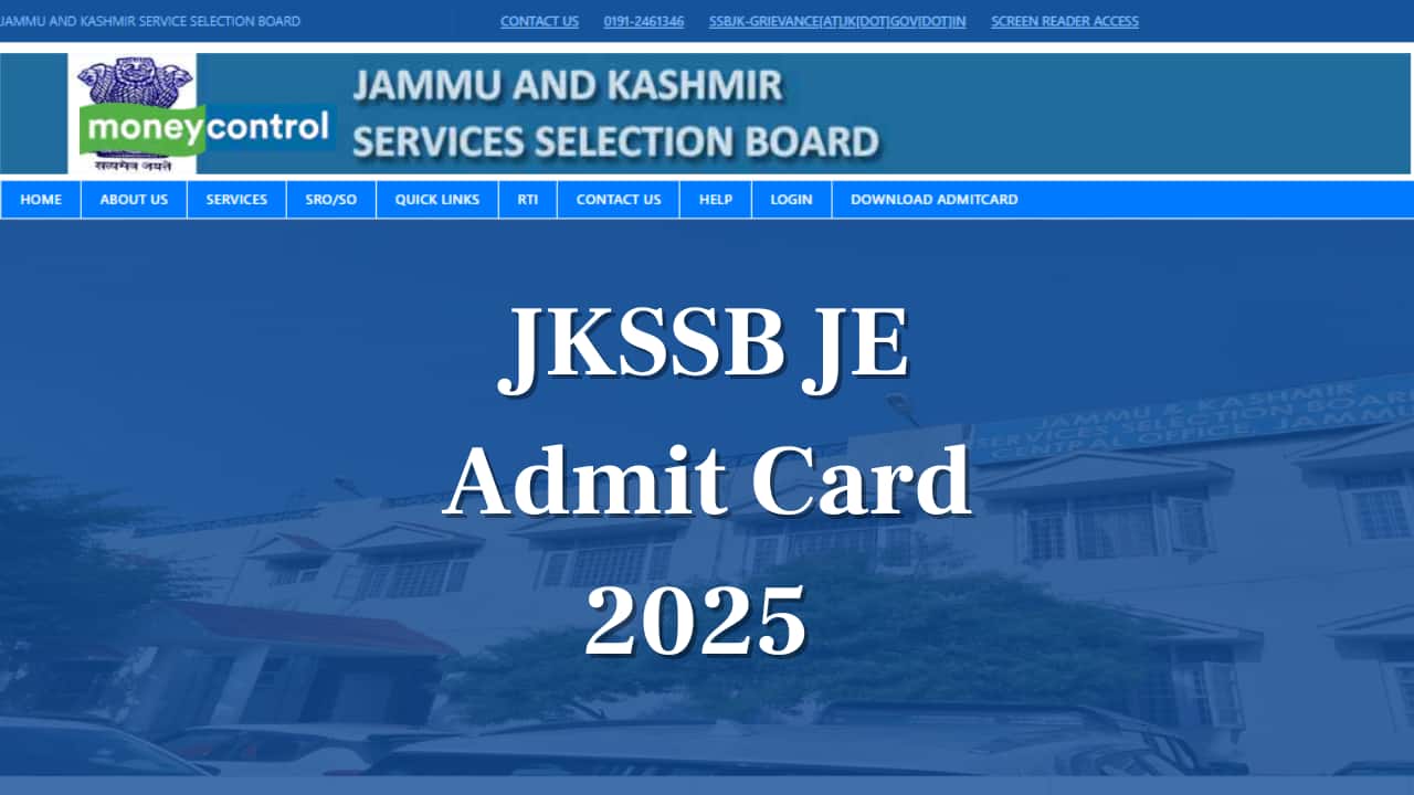 JKSSB JE Admit Card 2025 Today at jkssb.nic.in; direct link here JKSSB JE Admit Card 2025 Today at jkssb.nic.in; direct link here