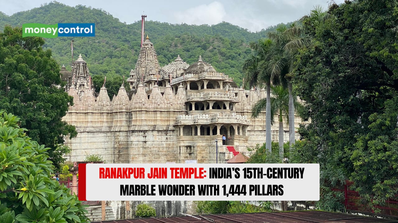 Ranakpur Jain Temple: India’s 15th-Century Marble Wonder with 1,444 Pillars