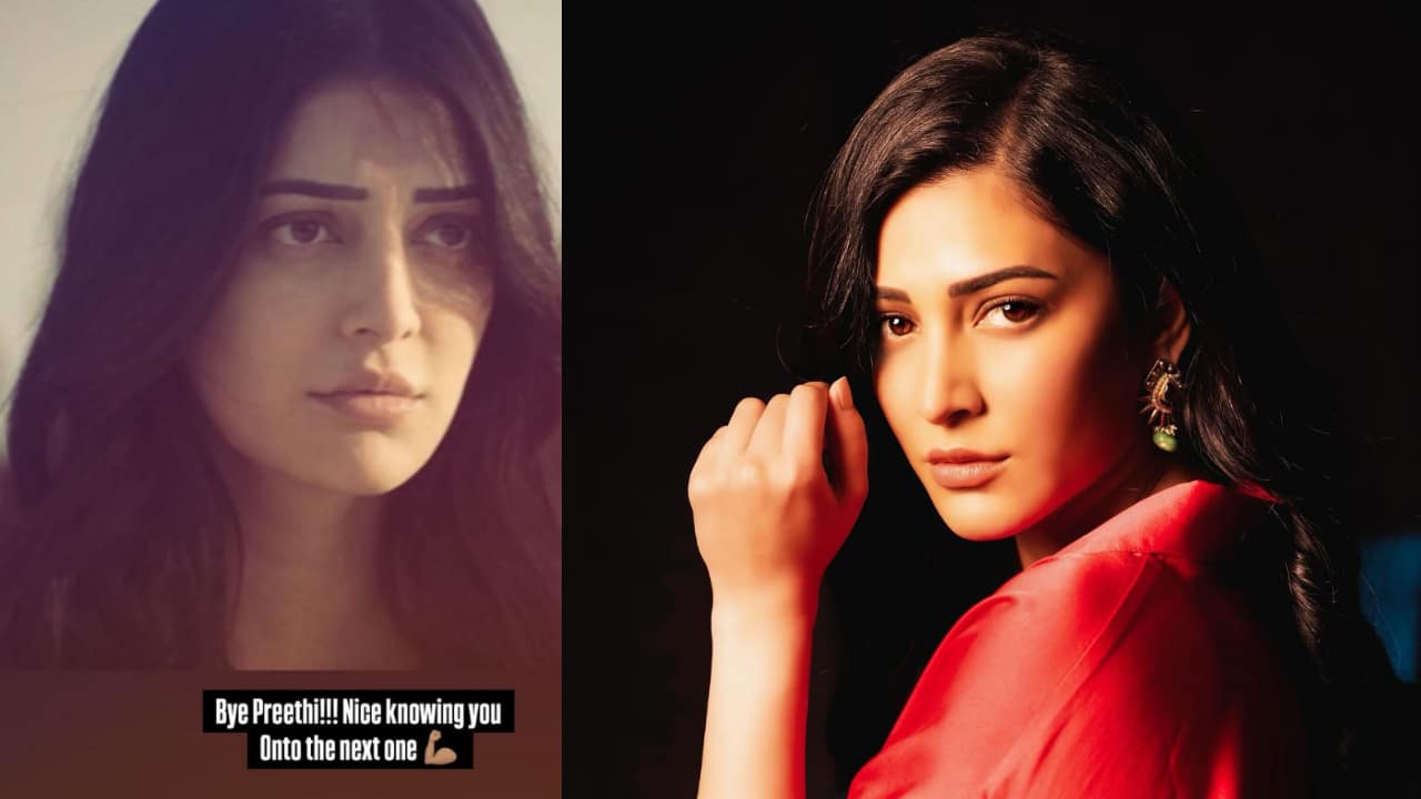 Shruti Haasan bids adieu to Preethi, hints at an exciting new project