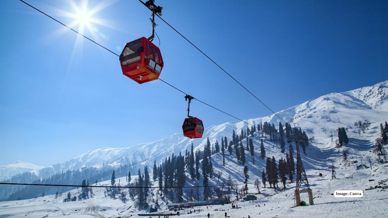 1. Gulmarg, Jammu & Kashmir Gulmarg appears European with regard to snowy slopes, pine forests, and adorable chalets. In winter and spectacular Himalayan sceneries, a real alpine experience can be enjoyed without going outside India. (Image: Canva) 1. Gulmarg, Jammu & Kashmir Gulmarg appears European with regard to snowy slopes, pine forests, and adorable chalets. In winter and spectacular Himalayan sceneries, a real alpine experience can be enjoyed without going outside India. (Image: Canva)