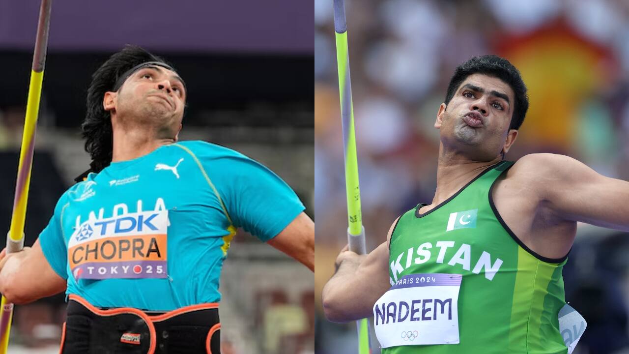 Neeraj Chopra vs Arshad Nadeem World Athletics Championships 2025 final live men's javelin Tokyo