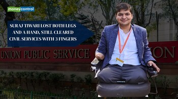 Suraj Tiwari lost both legs and a hand still cleared Civil Services with 3 fingers