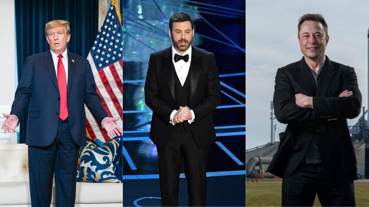 Donald Trump says Jimmy Kimmel was fired for “Lack of Talent”, Elon Musk calls the host “Disgusting”