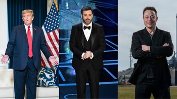 Donald Trump, Jimmy Kimmel, Elon Musk