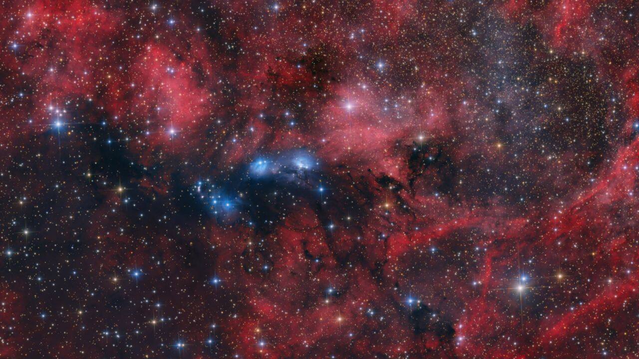 NASA shares a colourful skyscape: Beautiful nebula shines around NGC 6914 in Cygnus