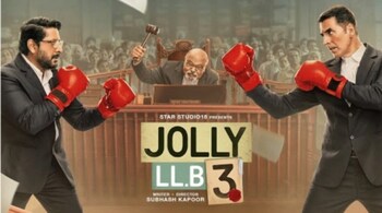 Akshay Kumar and Arshad Warsi in Jolly LLB 3