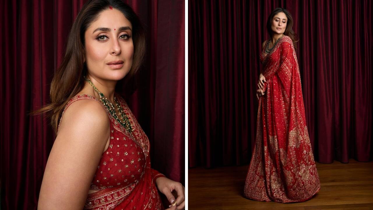 Navratri 2025 9 beautiful sarees to match each day of the festival (Image: Instagram)