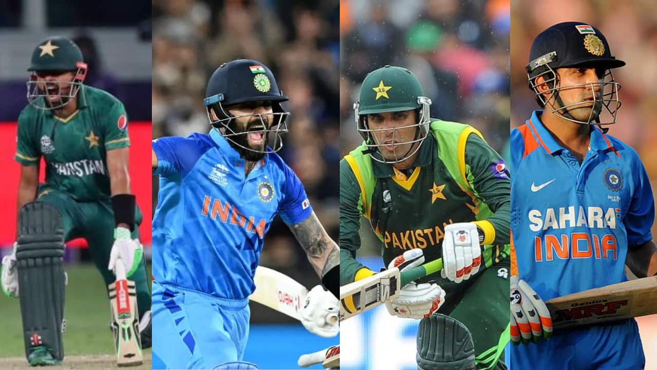Virat Kohli to Babar Azam: Top 10 batters with most runs in India vs Pakistan T20Is