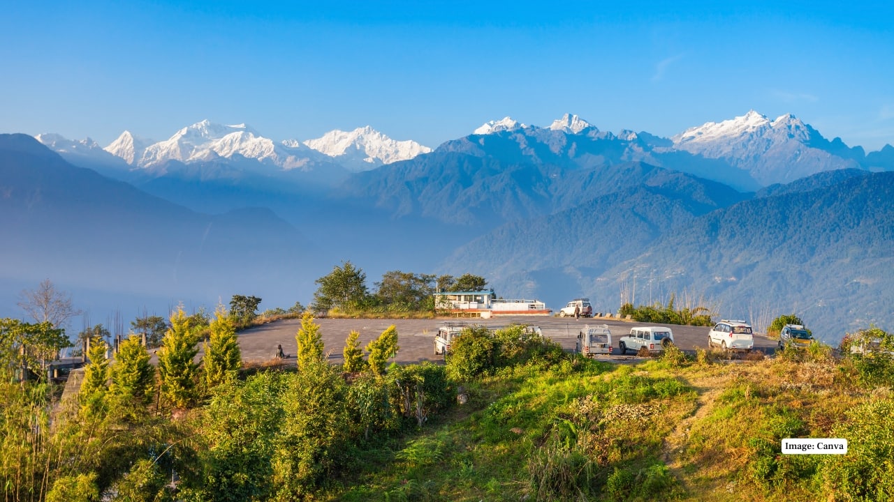 5. Pelling, Sikkim This beautiful town gives breathtaking Kanchenjunga and old monasteries. Its sedentary feel, waterfalls, and hikes make Pelling attractive to tourists who do not want to visit the sights where there are many people. (Image: Canva)