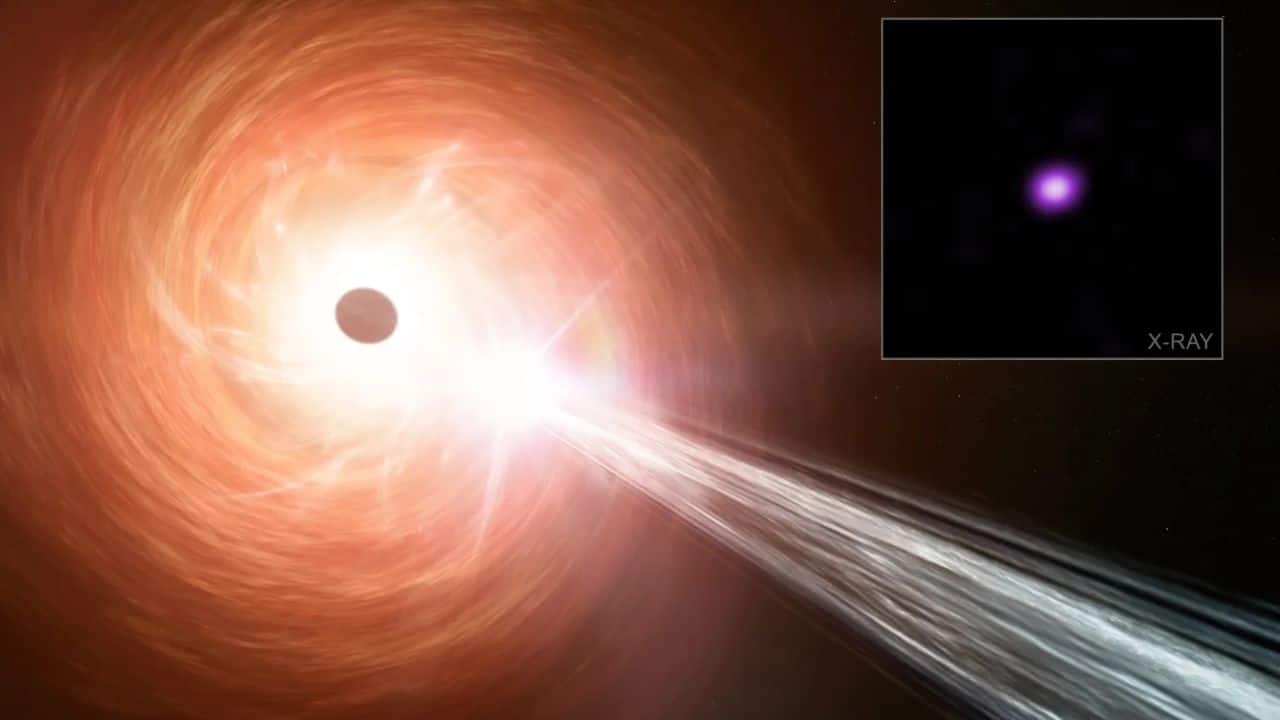 NASA’s Chandra spots fastest-growing black hole in early universe