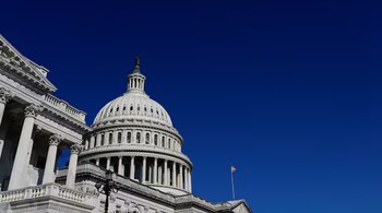 A view of the dome of the U.S. Capitol building, during a vote in the U.S. House of Representatives on a stopgap spending bill to avert a partial government shutdown that would otherwise begin October 1, on Capitol Hill in Washington,