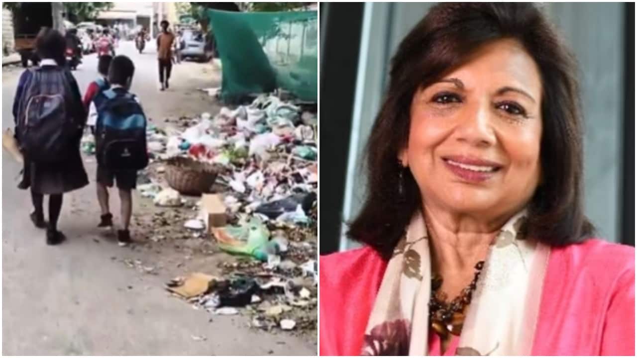 ‘Shoddily finished’: Kiran Mazumdar-Shaw, residents slam Bengaluru's 'beautification drive' ‘Shoddily finished’: Kiran Mazumdar-Shaw, residents slam Bengaluru's 'beautification drive'
