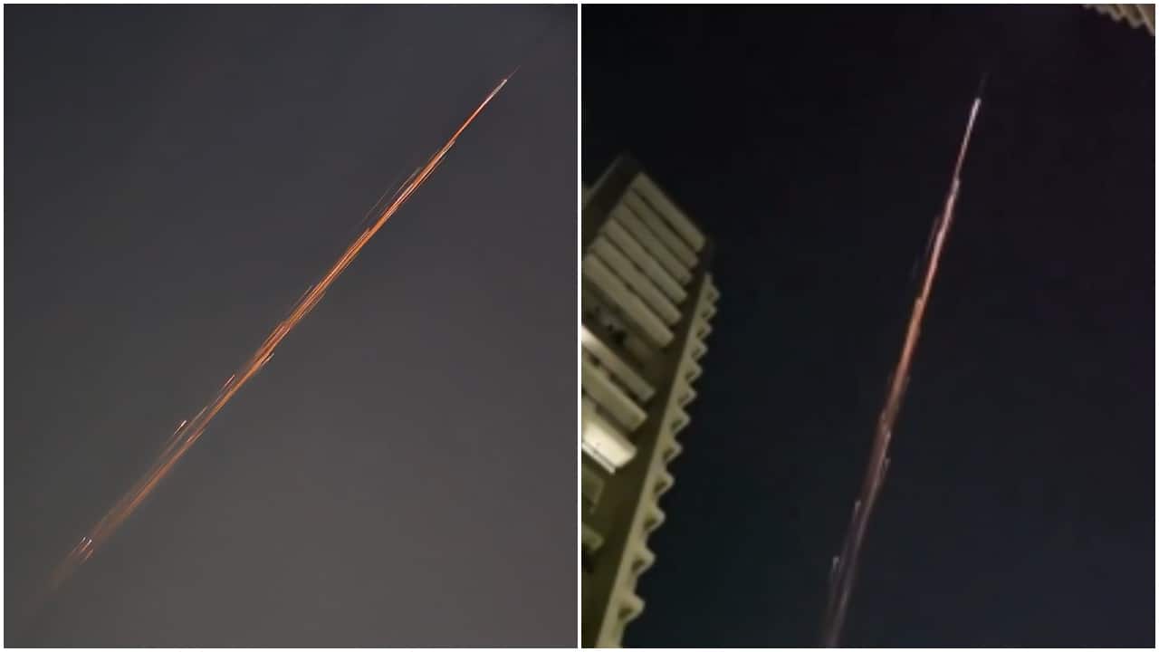 Bright meteor lights up Delhi-NCR skies, leaves residents in awe. Videos Bright meteor lights up Delhi-NCR skies, leaves residents in awe. Videos