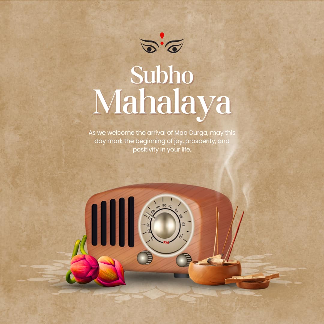Subho Mahalaya Images 2025 (canva)