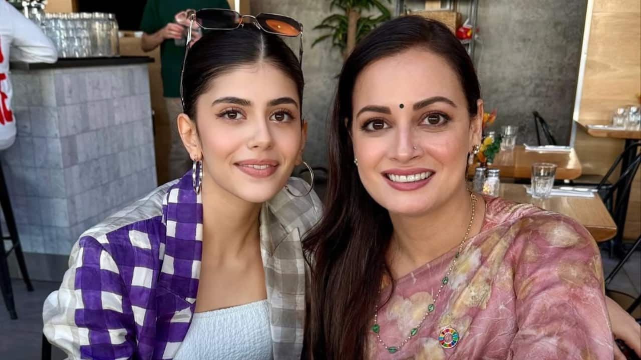 Sanjana Sanghi poses with her 'forever inspiration' Dia Mirza at 80th UNGA annual meeting, see pics