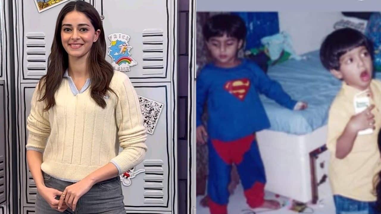 Ananya Panday praises Aryan Khan and Ahaan Panday for their achievements with childhood pic: &quot;These boys have done such big things&quot;