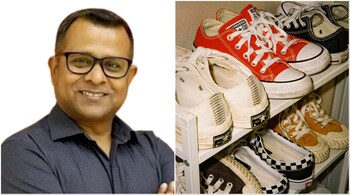 Vikash Kumar (left) and Sarthak Mittal's research paper 'Smelly Shoes — An Opportunity for Shoe Rack Re-Design,' stood out not only for its subject matter but also for its methodology. (Image credit: (SNU, Unsplash)