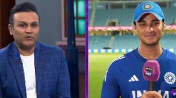 Abhishek Sharma takes dig at PAK pacers, gets words of advice from Virender Sehwag