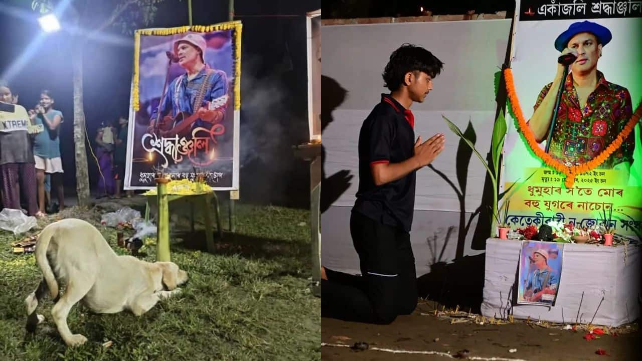 Paying Last Respects Fans were seen turning out in large numbers as they bid goodbye to their beloved singer. Zubeen's final rites will be held on Tuesday morning (September 23).