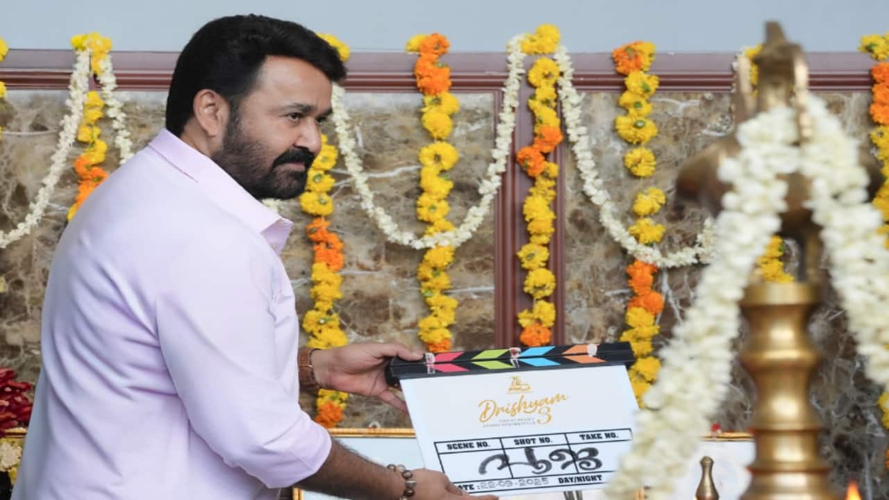 Mohanlal starts filming for Drishyam 3, shares pictures on social media