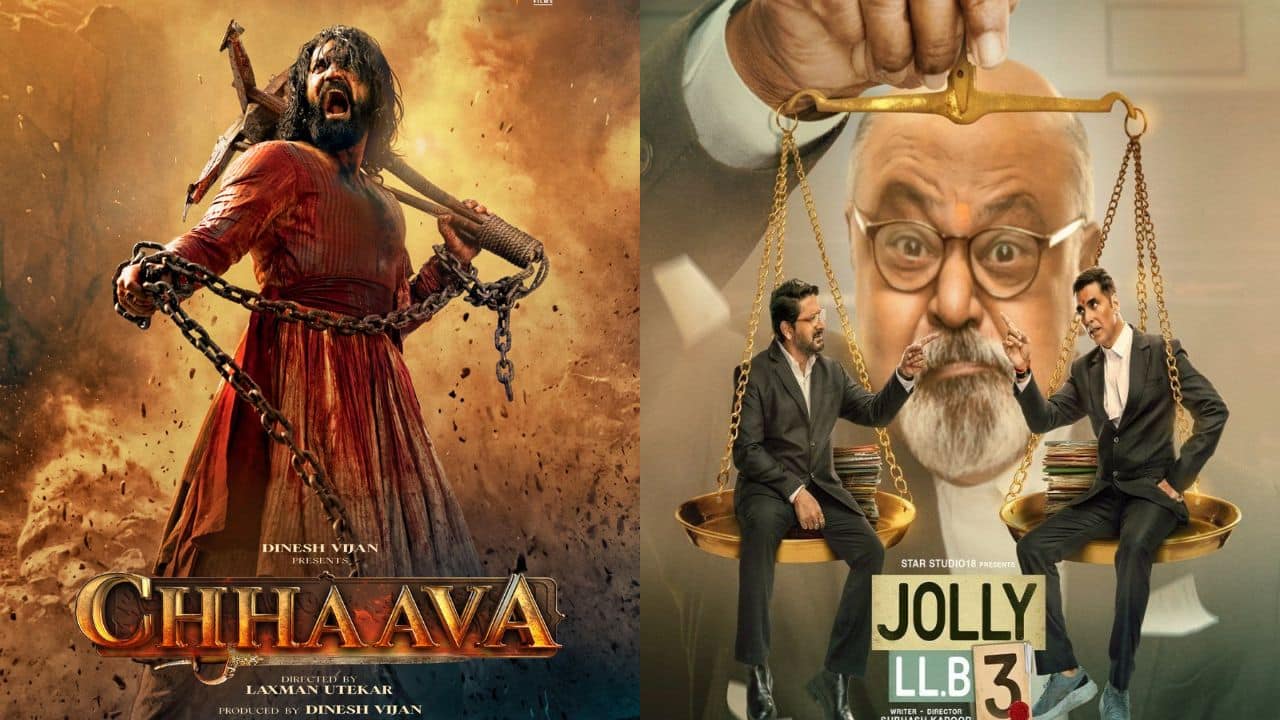 From Chhaava to Jolly LLB 2: Top 10 movies of 2025 with biggest opening weekend