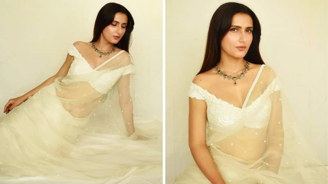 Fatima Sana Shaikh in white saree (Images: @fatimasanashaikh/Instagram)