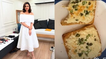 On Sunday evening, Parineeti took to Instagram Stories to post a picture of her plate with two slices of cheese toast