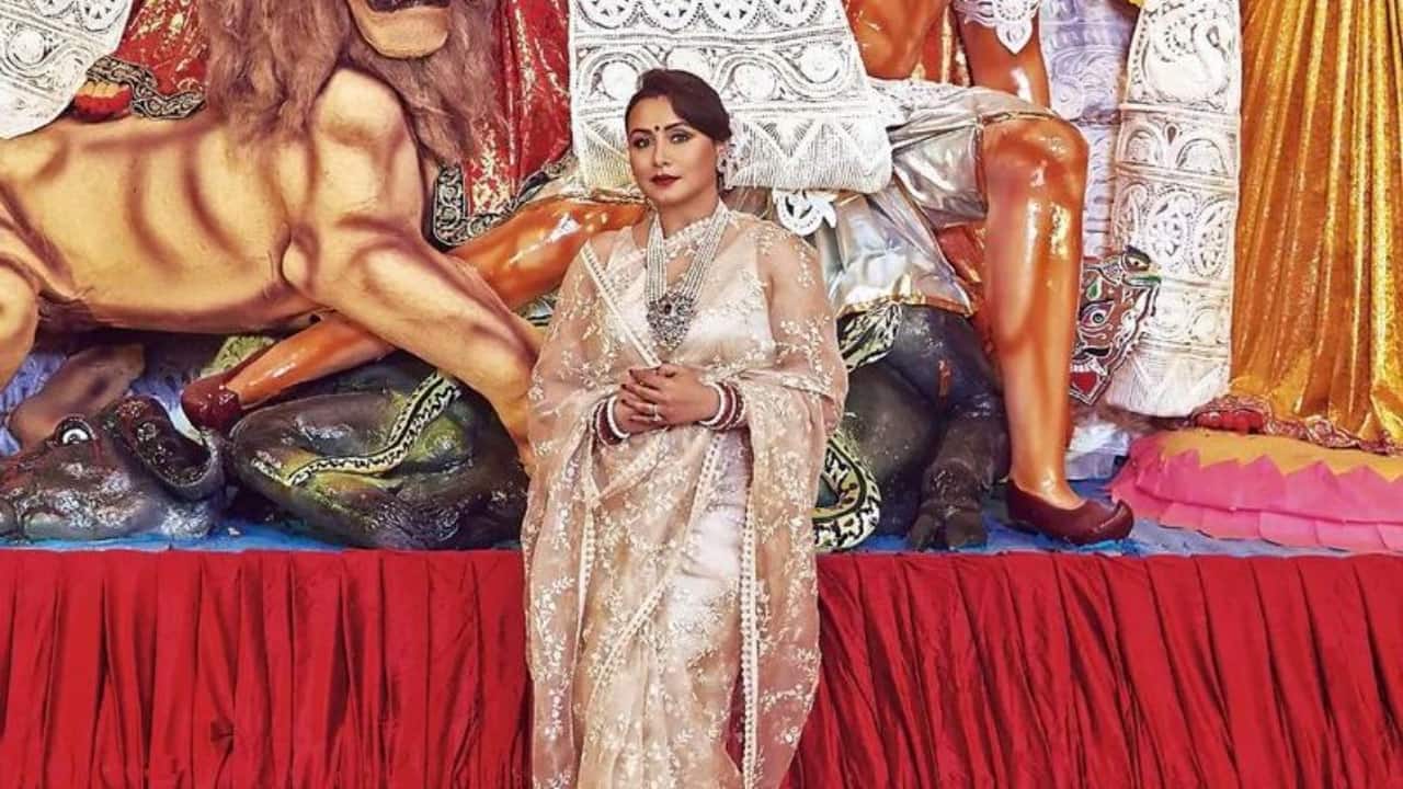 The timeless charm - Rani proves that white never goes out of fashion, and her sarees embody that classic appeal. The timeless charm - Rani proves that white never goes out of fashion, and her sarees embody that classic appeal.