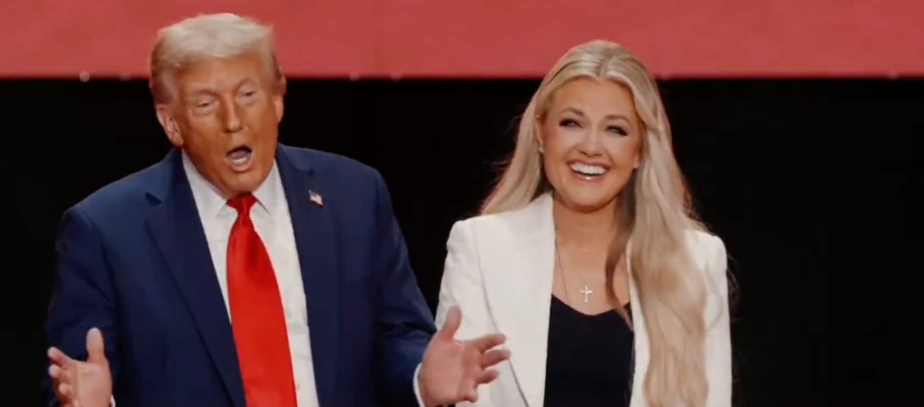 Trump’s dance at Charlie Kirk memorial goes viral, widow Erika Kirk smiles | Watch