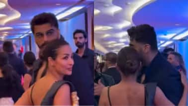 Arjun Kapoor and Malaika Arora hug each other at Homebound premiere, watch video