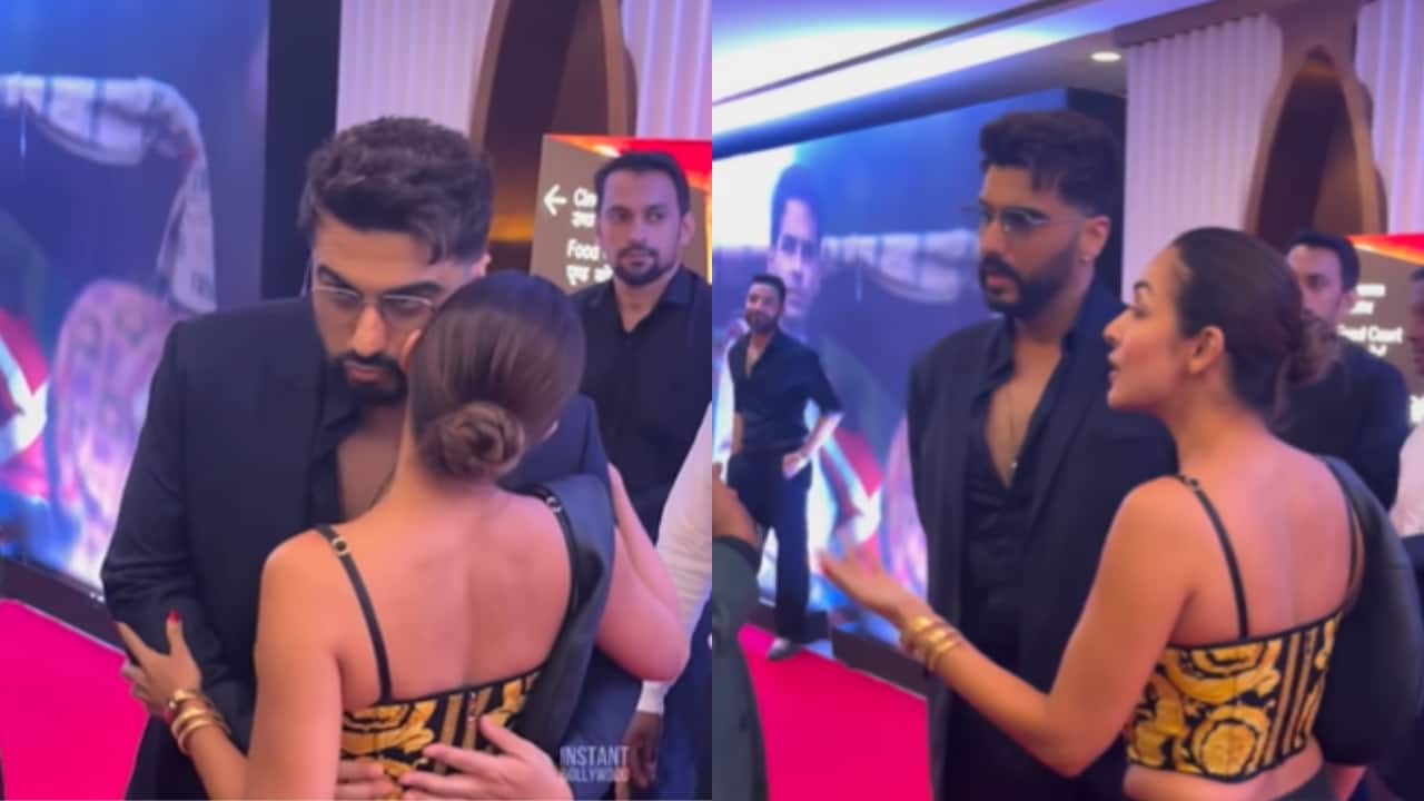 Arjun Kapoor and Malaika Arora hug each other at Homebound premiere, watch video